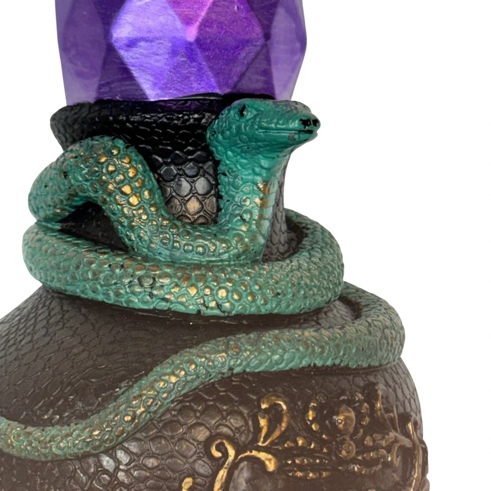 Black Green Snake Poison Soap / Lotion Dispenser Gothic Apothecary‎ Decor